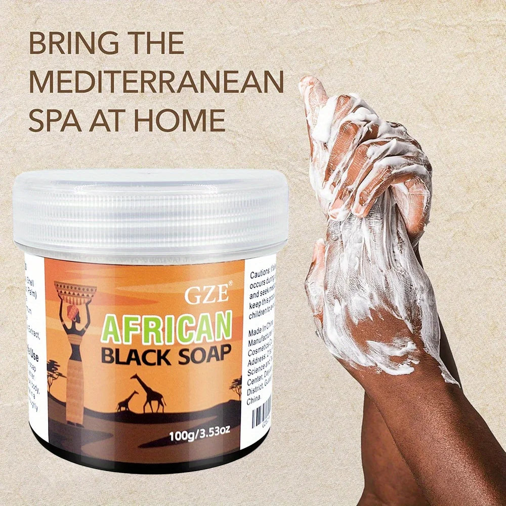 African Black Soap, 3-in-1 cleanser - Maison Novaire #