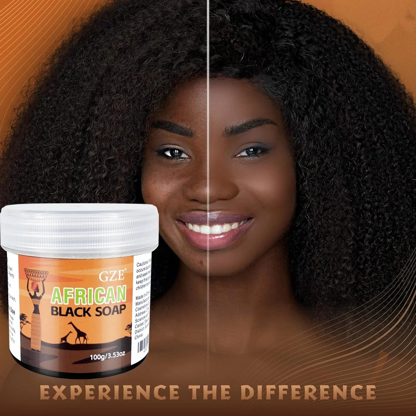 African Black Soap, 3-in-1 cleanser - Maison Novaire #