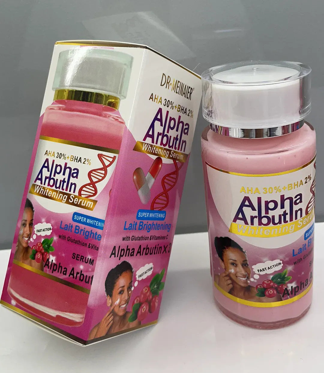 Alpha Arbutin Brightening Serum – AHA 30% + BHA 2% - Maison Novaire #