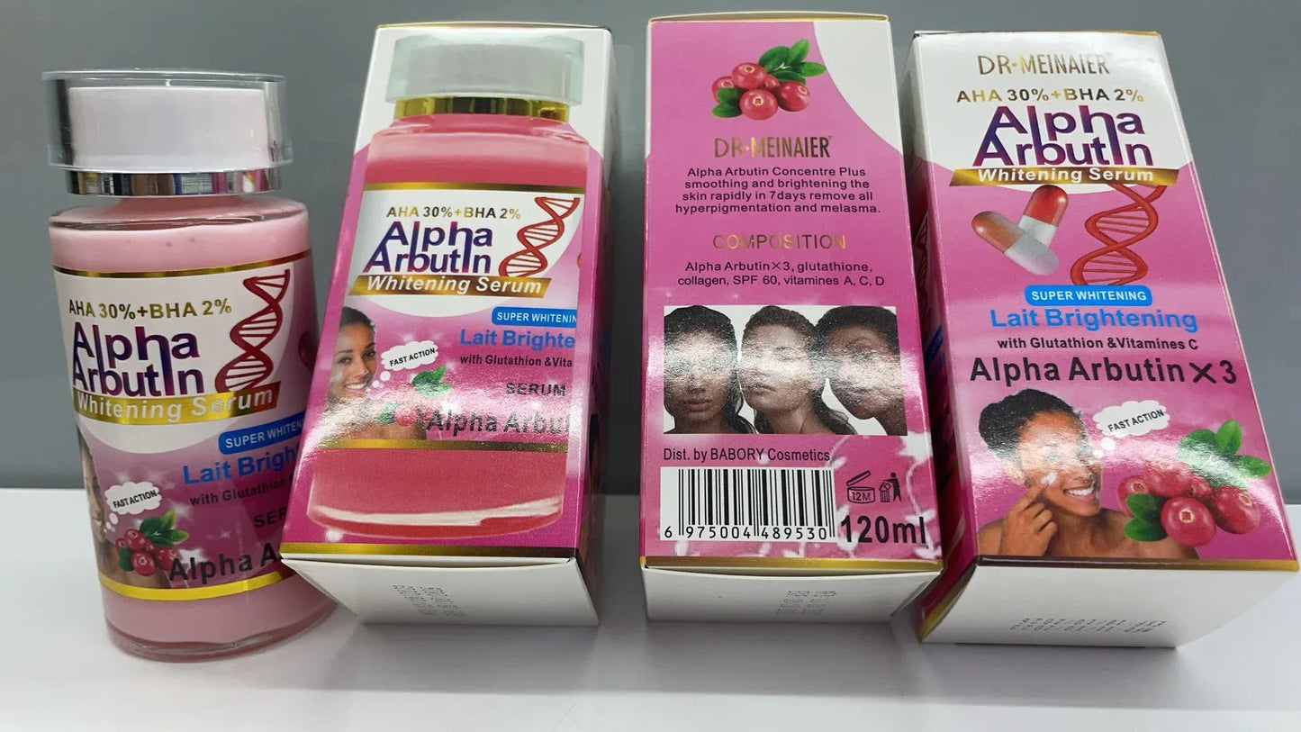 Alpha Arbutin Brightening Serum – AHA 30% + BHA 2% - Maison Novaire #