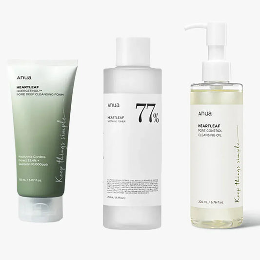 Anua Heartleaf 77 Toner & Cleansing Oil – Pore Care & Deep Hydration - Maison Novaire #