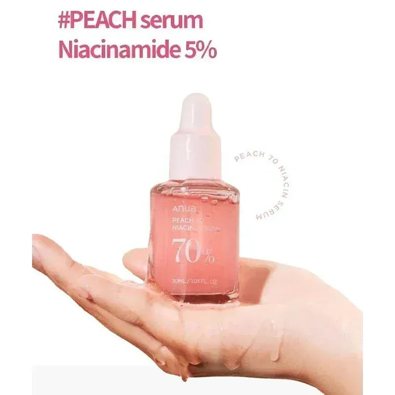 Anua Peach 70 Niacinamide Serum – Brightening & Moisturizing Essence (30ml) - Maison Novaire #