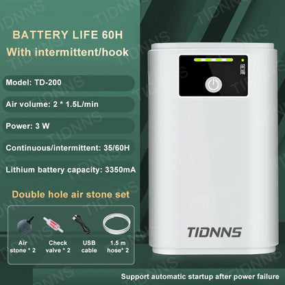 Aquarium Fish Tank Oxygen Pump. - Maison Novaire #
