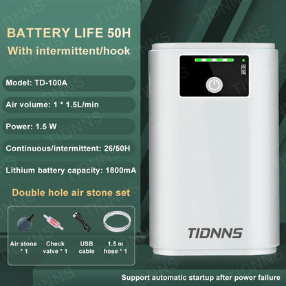 Aquarium Fish Tank Oxygen Pump. - Maison Novaire #