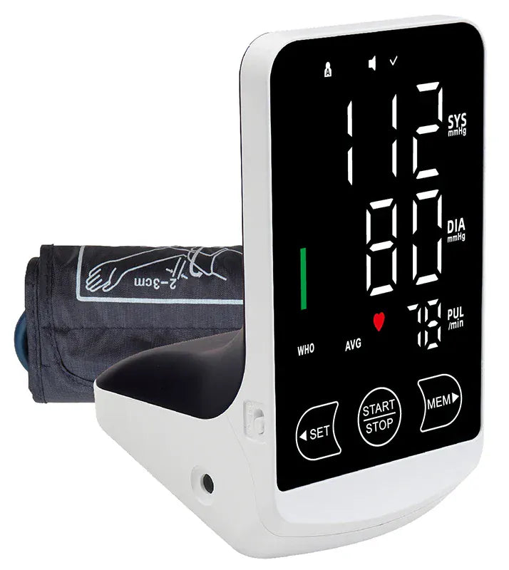 Arm Blood Pressure Monitor - English/Spanish Voice - BLAKESTORE-NG