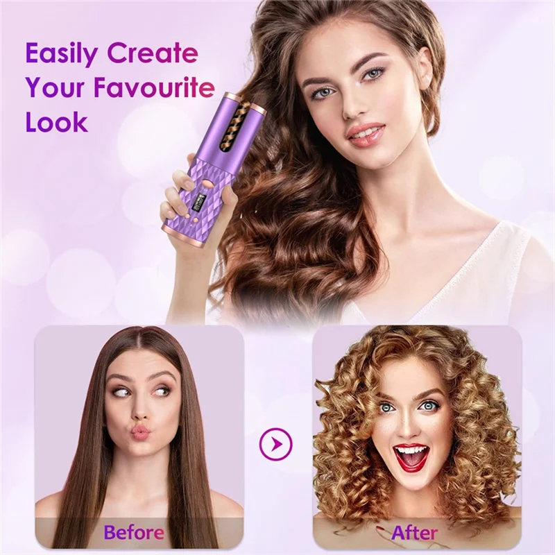 Automatic Cordless Hair Curler. - Maison Novaire #