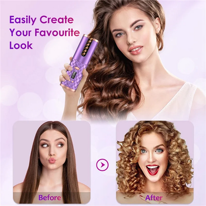 Automatic Cordless Hair Curler. - Maison Novaire #