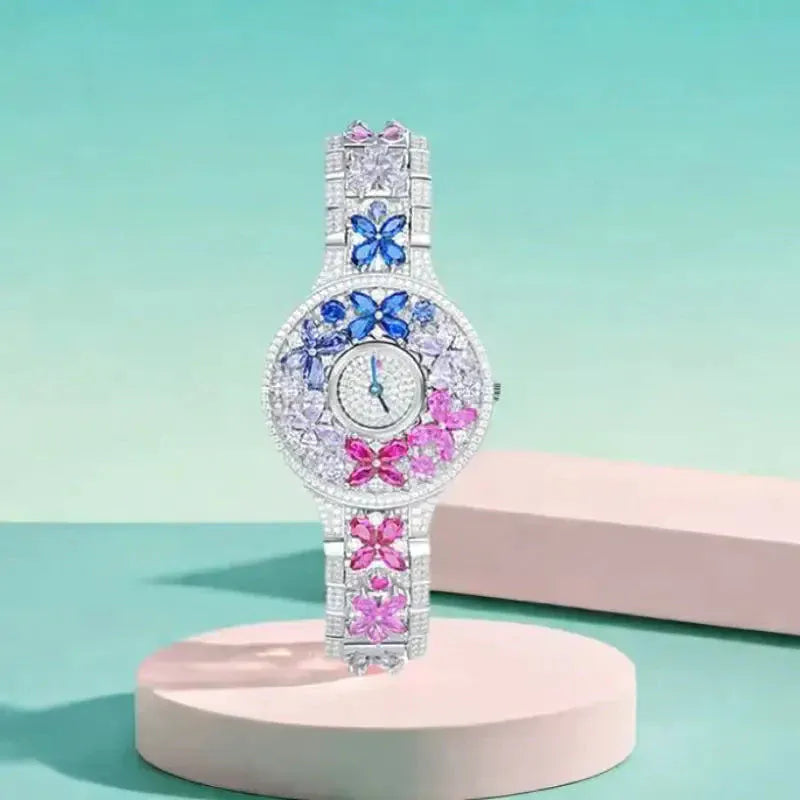 BELLUX Butterfly Diamond Women’s Watch | 925 Silver Luxury Gift - BLAKESTORE-NG