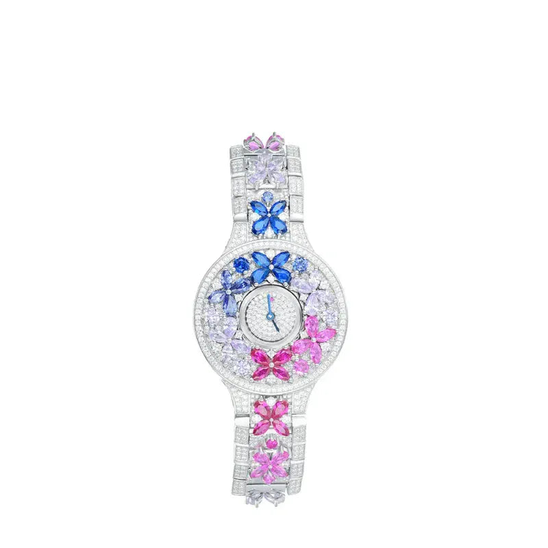 BELLUX Butterfly Diamond Women’s Watch | 925 Silver Luxury Gift - BLAKESTORE-NG