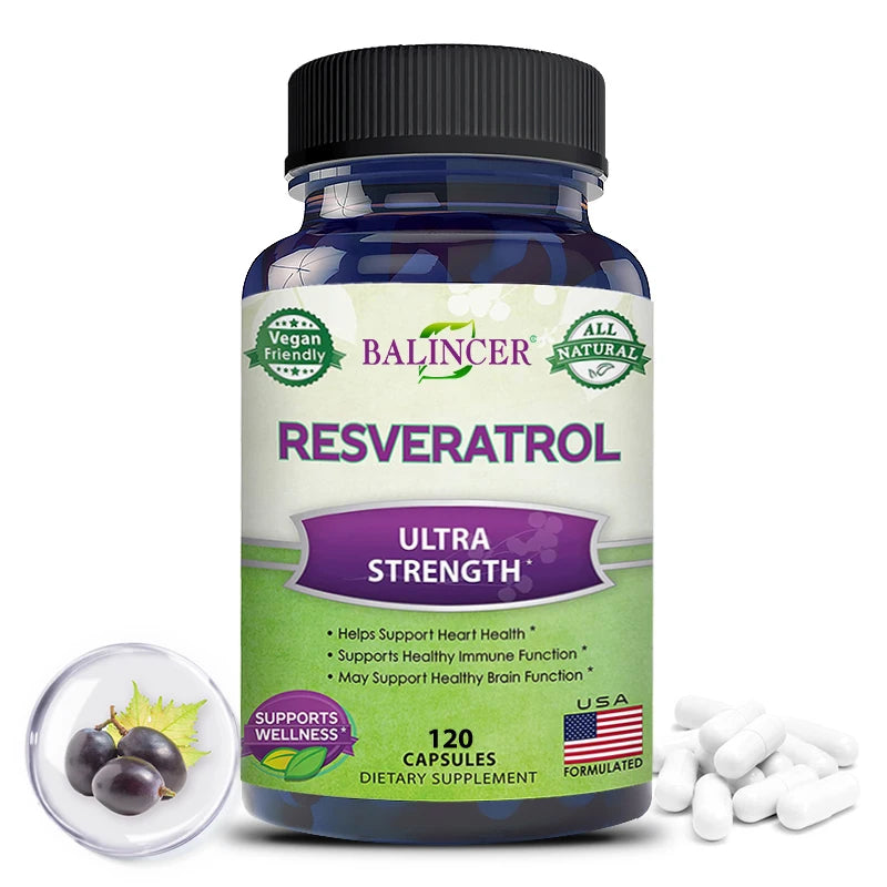 Balincer Resveratrol Cardiovascular Health Support Capsule. - Maison Novaire #