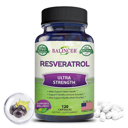 Balincer Resveratrol Cardiovascular Health Support Capsule. - Maison Novaire #