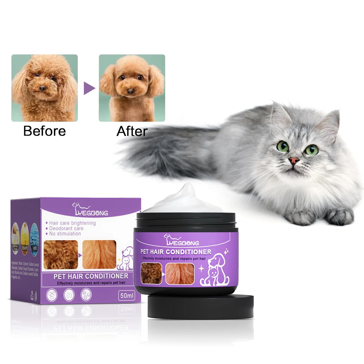 Bathless Pet Hair Conditioner Spray - Maison Novaire #