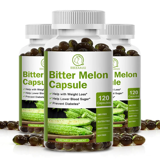 Bitter Melon Extract Soft Capsules | Blood Sugar Support, Diabetes & Heart Health | Plant-Insulin - Maison Novaire #