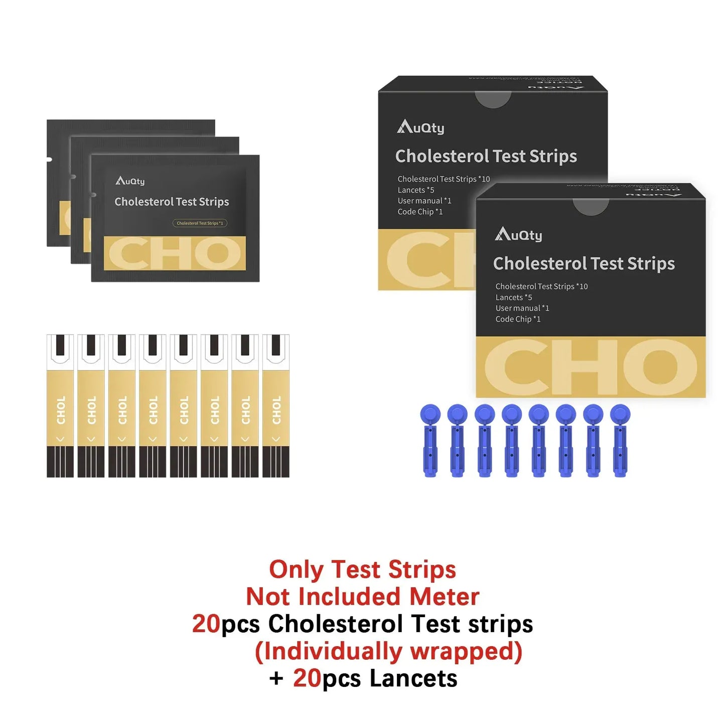 Blood Glucose-Cholesterol-Uric Acid Monitor – 3-in-1 Multi-Parameter Tester - BLAKESTORE-NG