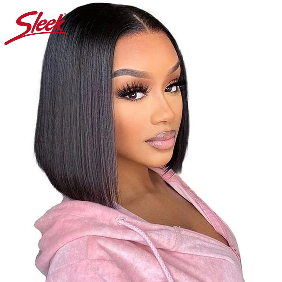 Brazilian Straight Lace Bob Wigs - Maison Novaire #