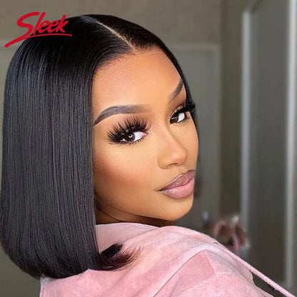 Brazilian Straight Lace Bob Wigs - Maison Novaire #