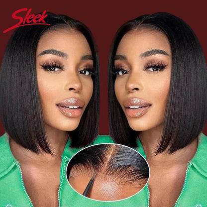 Brazilian Straight Lace Bob Wigs - Maison Novaire #