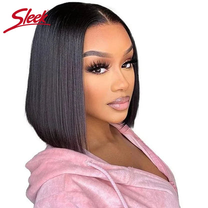 Brazilian Straight Lace Bob Wigs - Maison Novaire #
