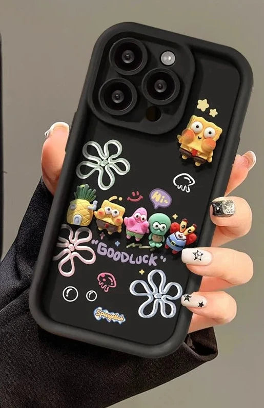 Cartoon Character Soft Phone Case. - Maison Novaire #