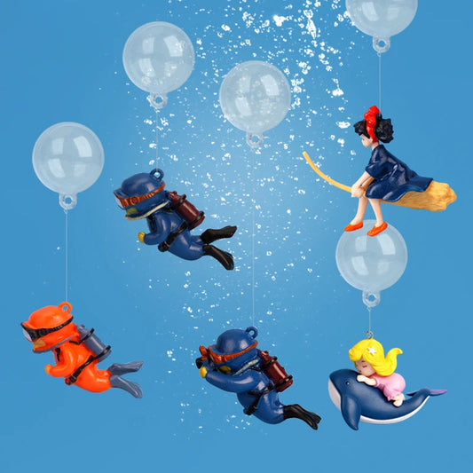 Cartoon Fish Tanks Decor. - Maison Novaire