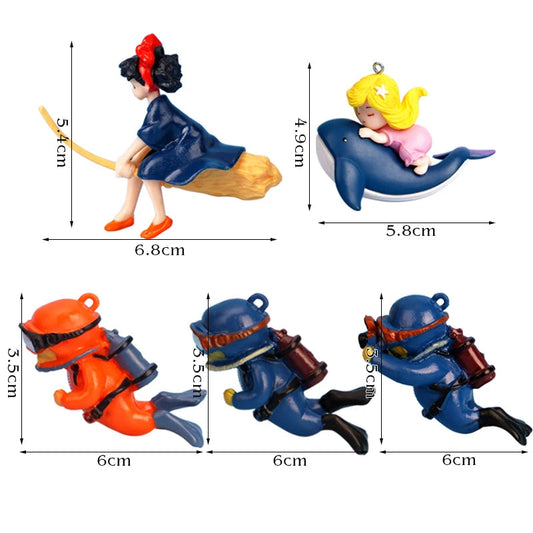 Cartoon Fish Tanks Decor. - Maison Novaire