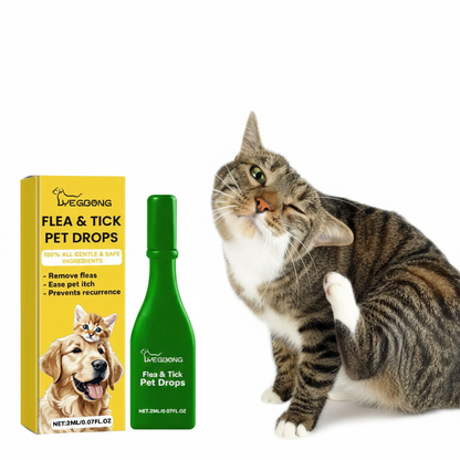 Cat Anti-Flea Drops – Flea, Tick & Lice Treatment - Maison Novaire #