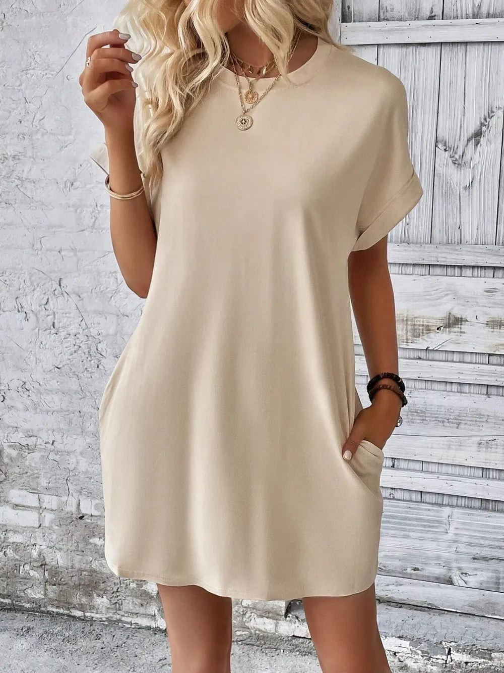 Classic Fit Sheerless Stretch Top - Versatile Polyester Blend - Maison Novaire #
