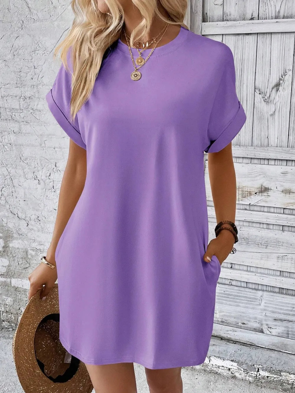 Classic Fit Sheerless Stretch Top - Versatile Polyester Blend - Maison Novaire #