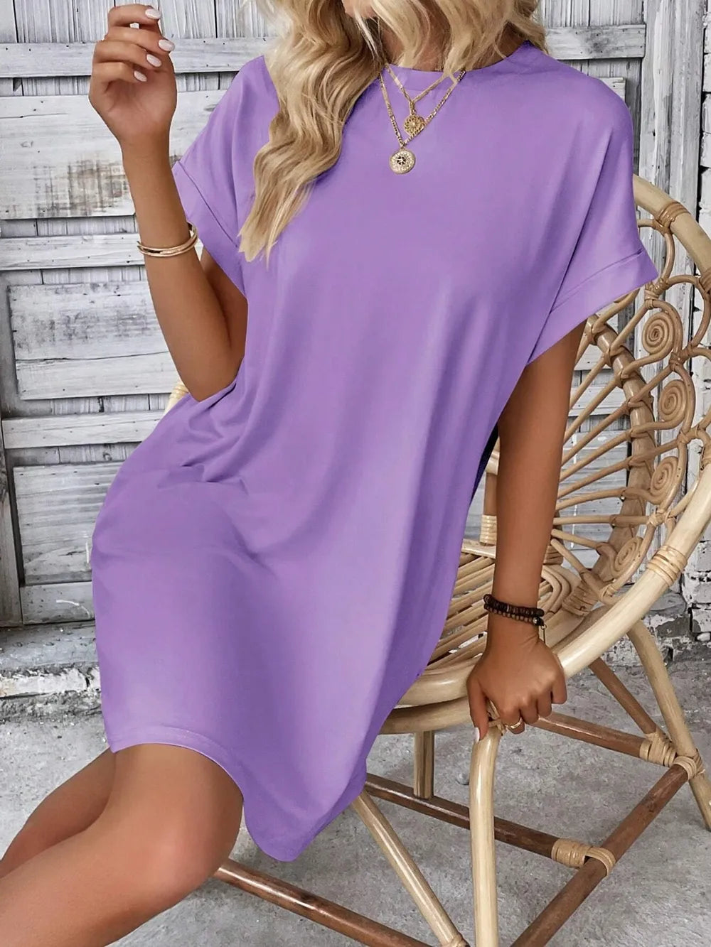 Classic Fit Sheerless Stretch Top - Versatile Polyester Blend - Maison Novaire #