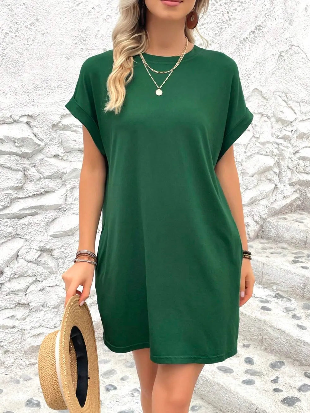 Classic Fit Sheerless Stretch Top - Versatile Polyester Blend - Maison Novaire #