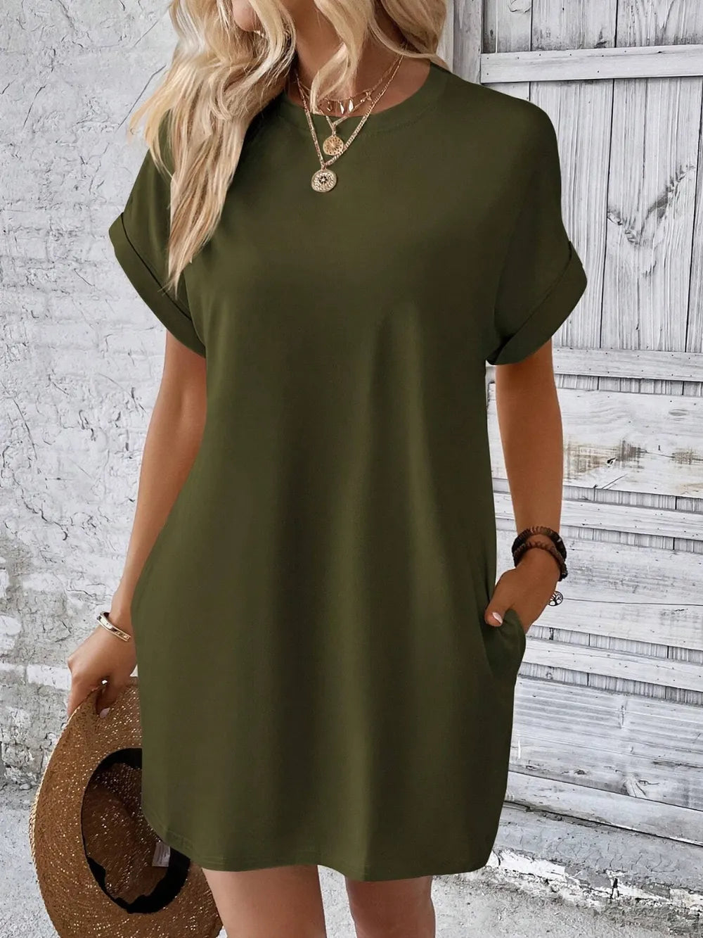Classic Fit Sheerless Stretch Top - Versatile Polyester Blend - Maison Novaire #