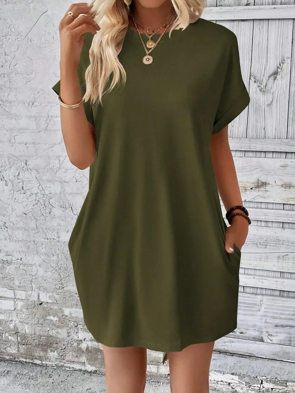 Classic Fit Sheerless Stretch Top - Versatile Polyester Blend - Maison Novaire #