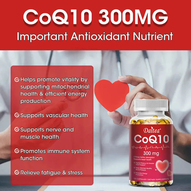 CoQ10 300mg Super 3x Absorption Antioxidant. - BLAKESTORE-NG