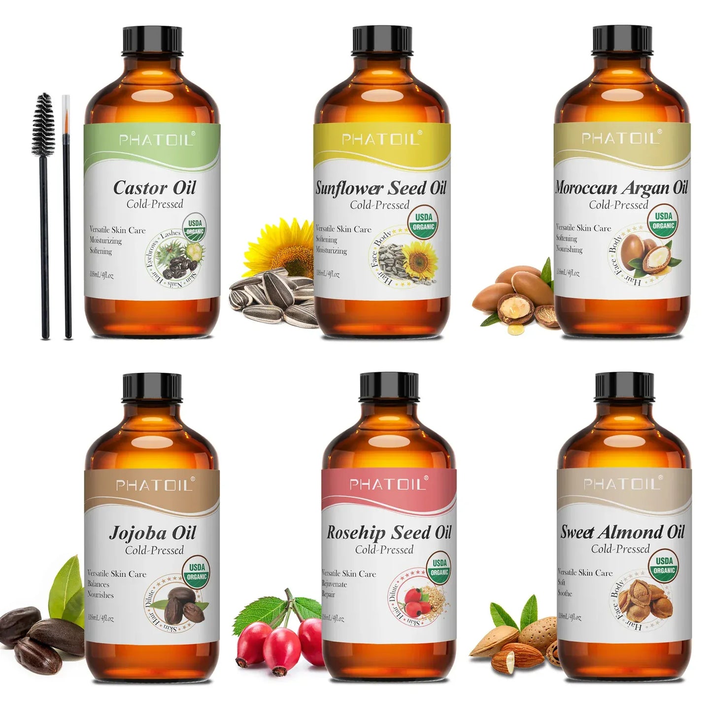 Cold Pressed Organic Castor Oil for Face - Maison Novaire