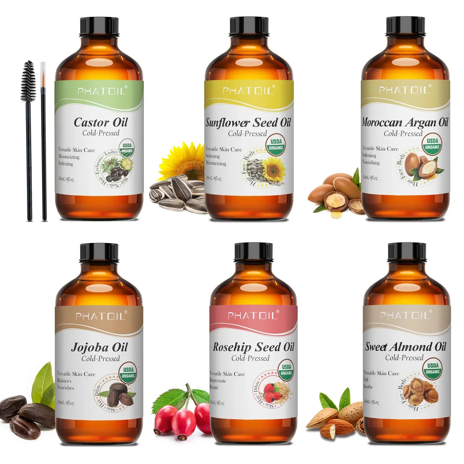 Cold Pressed Organic Castor Oil for Face - Maison Novaire