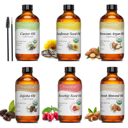 Cold Pressed Organic Castor Oil for Face - Maison Novaire