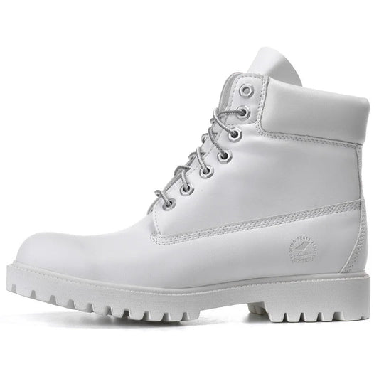 Cow Leather Outdoor Unisex Boots. Casual Boots. Breathable Military Boots. - Maison Novaire