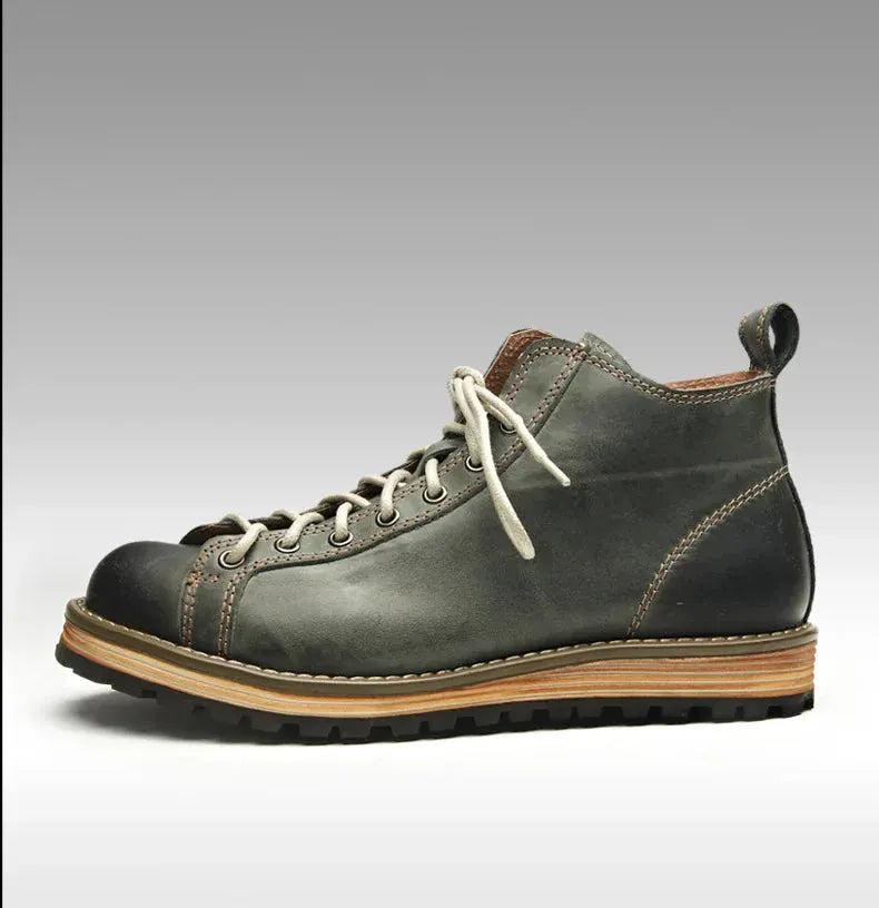 Cowhide Hiking Trekking Boots - Maison Novaire #
