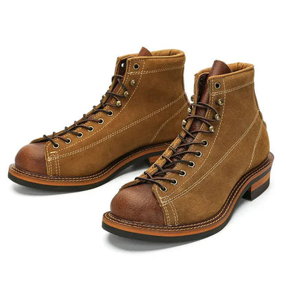 Cowhide Hiking Trekking Boots - Maison Novaire #