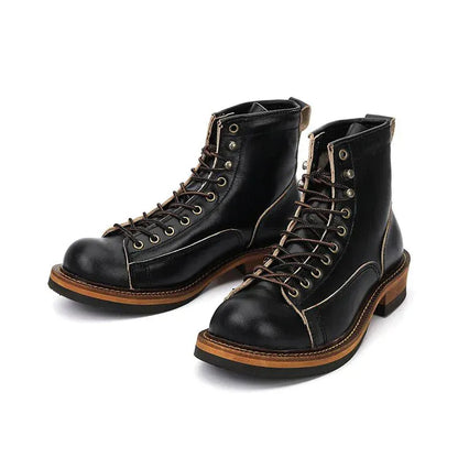 Cowhide Hiking Trekking Boots - Maison Novaire #