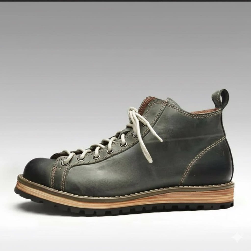 Cowhide Hiking Trekking Boots - Maison Novaire #