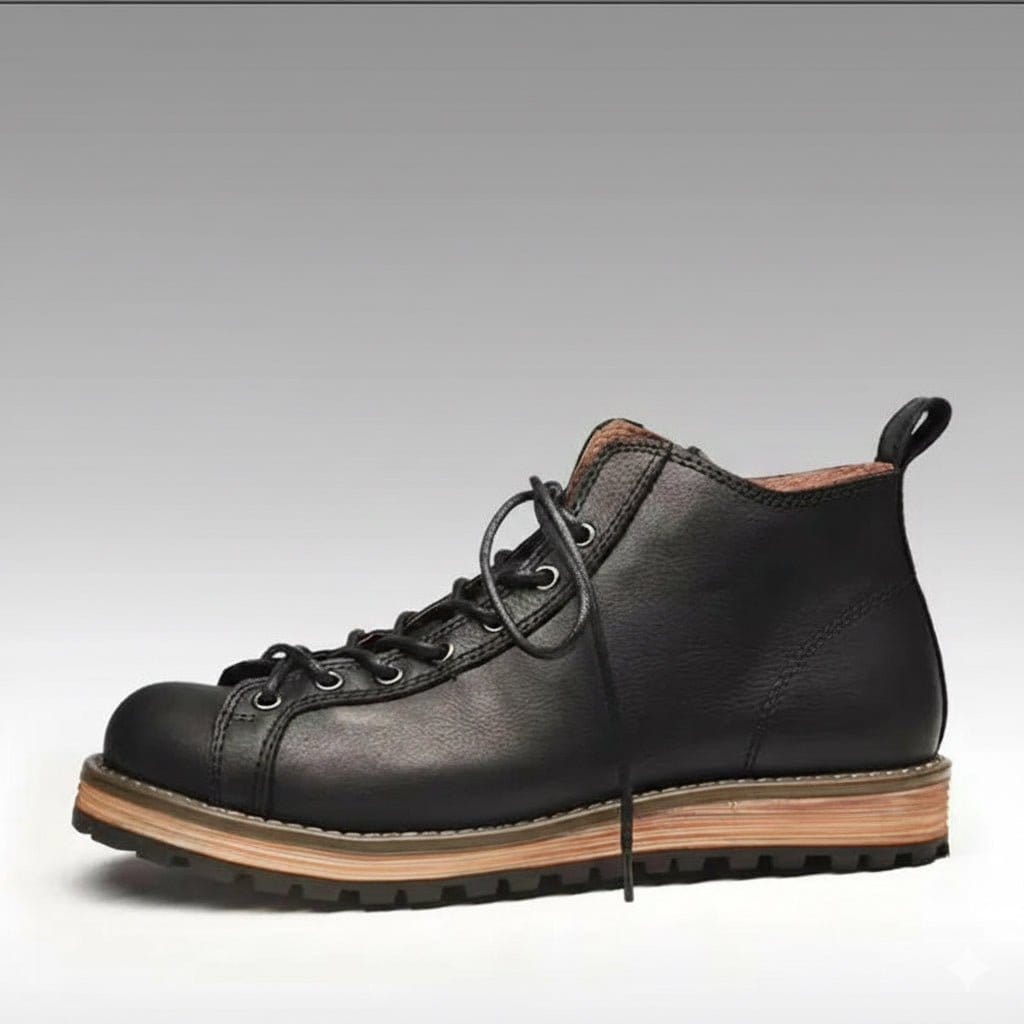Cowhide Hiking Trekking Boots - Maison Novaire #