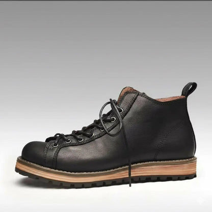 Cowhide Hiking Trekking Boots - Maison Novaire #