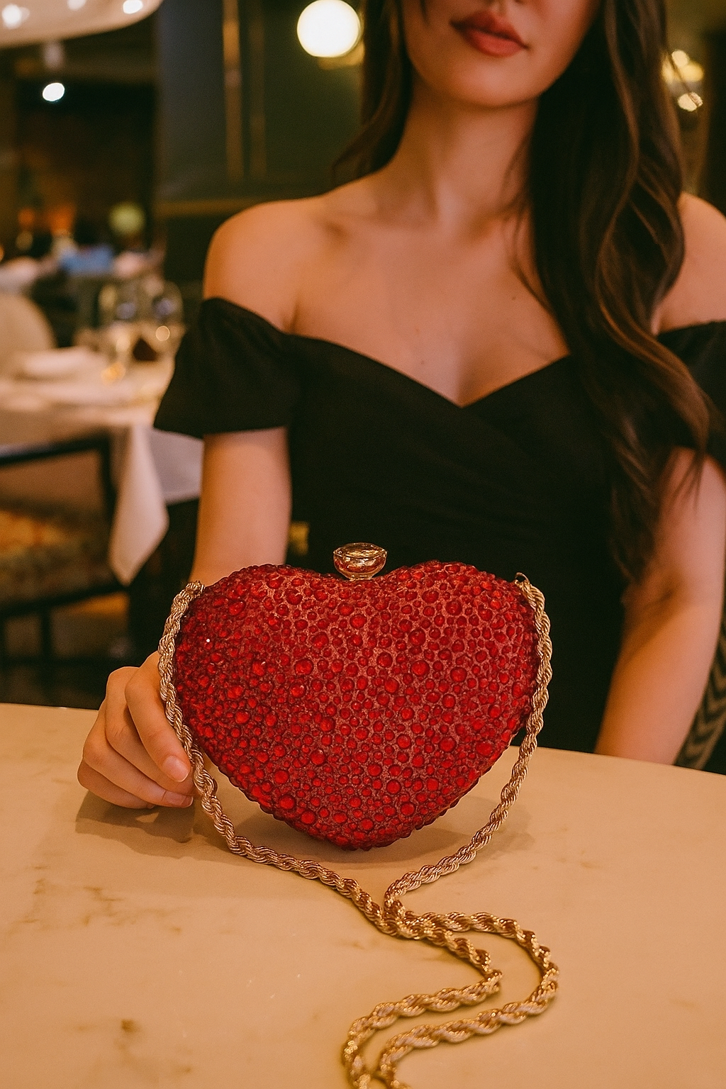 Crossbody Evening Clutch Bag - Maison Novaire #