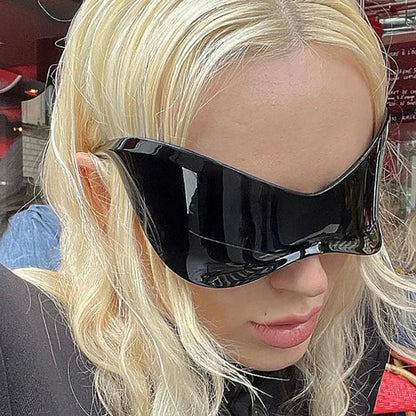 Cycling Oversized Punk Rimless Goggle. - Maison Novaire #