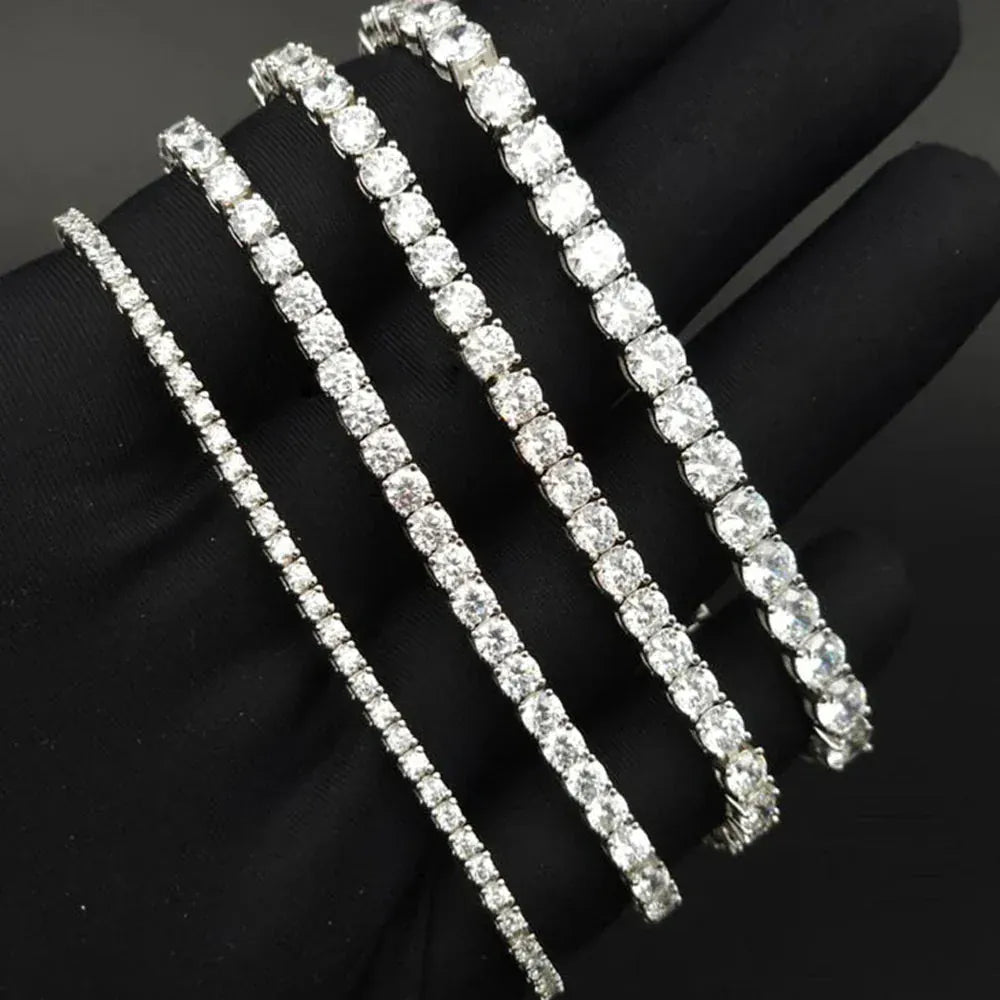 Dainty Moissanite Tennis Bracelet. - BLAKESTORE-NG