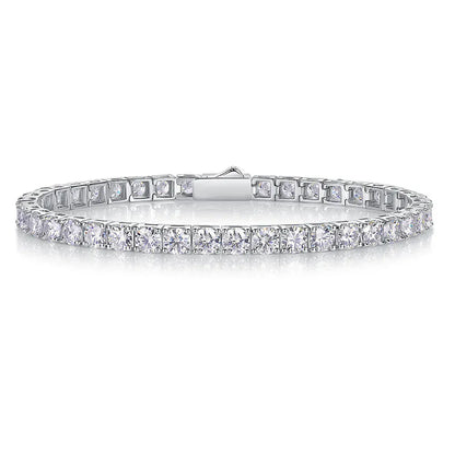 Dainty Moissanite Tennis Bracelet. - BLAKESTORE-NG
