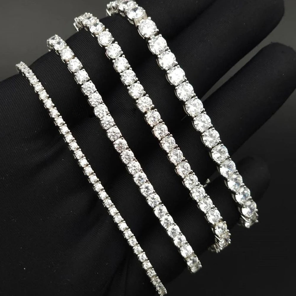 Dainty Moissanite Tennis Bracelet. - Maison Novaire #