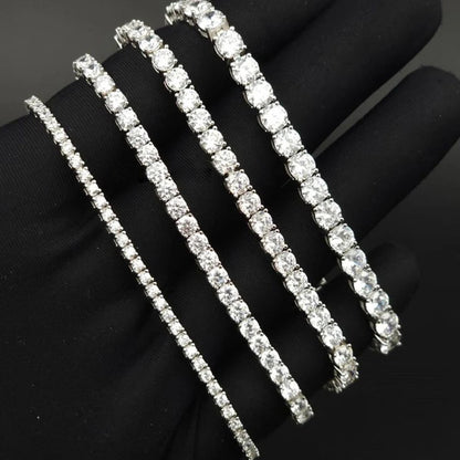 Dainty Moissanite Tennis Bracelet. - Maison Novaire #