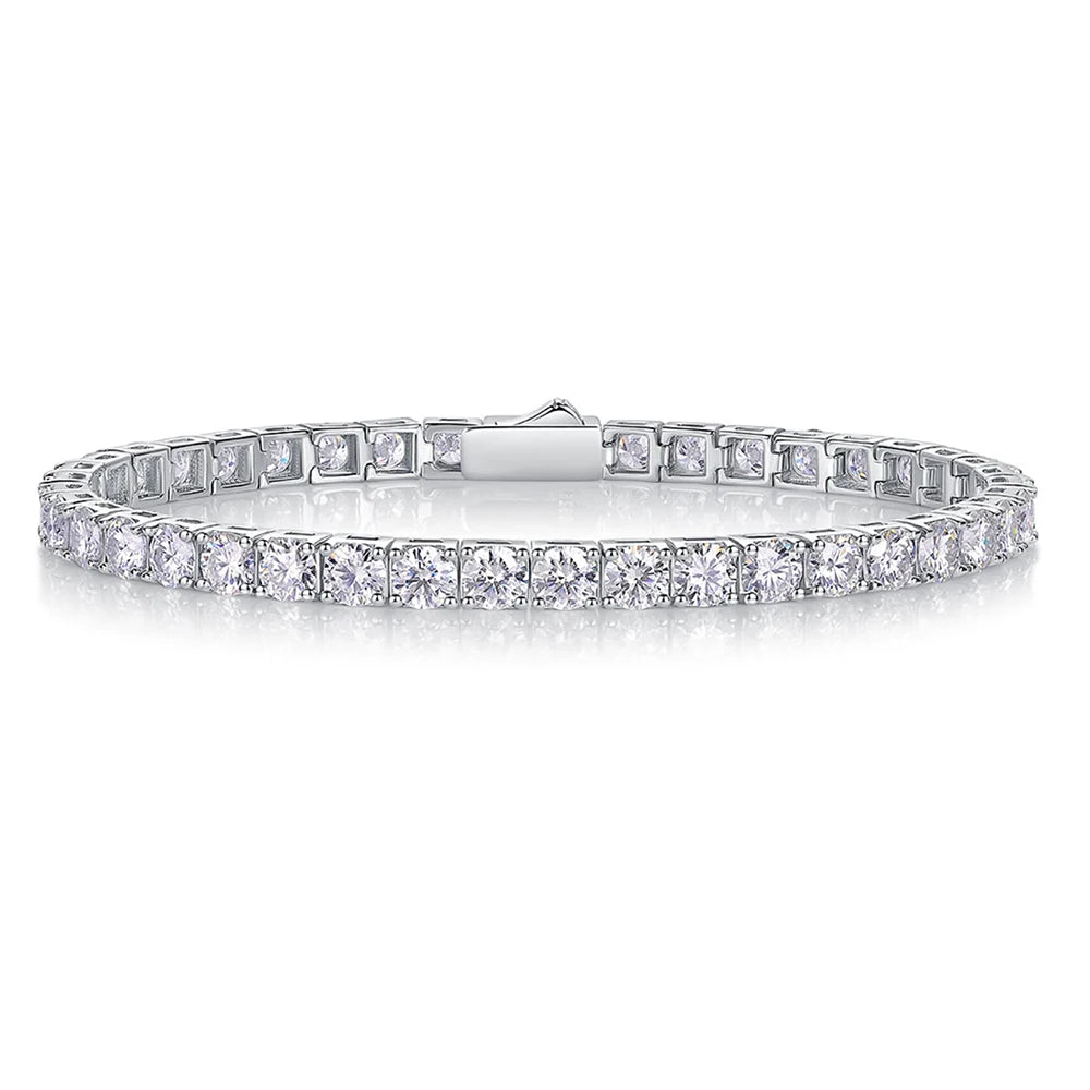 Dainty Moissanite Tennis Bracelet. - Maison Novaire #